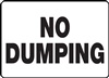 Safety Sign - No Dumping
