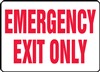 Safety Sign - Emergency Exit Alarm Will Sound