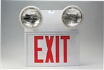 Exit Sign (Lighted And Emergency Lights)