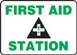Safety Sign - First Aid Station