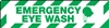 Adhesive Floor Sign - Emergency Eye Wash