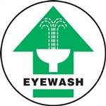 Adhesive Floor Sign - Eyewash