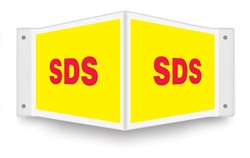 SDS (Safety Data Sheet) Projecting Sign