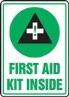 Safety Sign - First Aid Kit Inside
