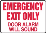 Safety Sign - Emergency Exit Only