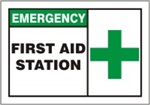 Safety Sign - EmergencyFirst Aid Station