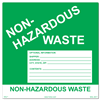 Non-Hazardous Waste Label