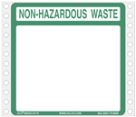 Non-Hazardous Waste Label