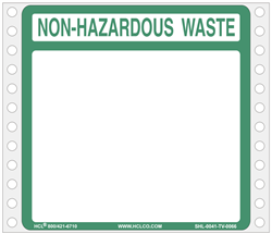 Non-Hazardous Waste Label