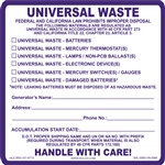 Universal Waste Labels