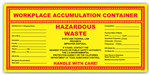 Workplace Accumulation Label, SHL-0064
