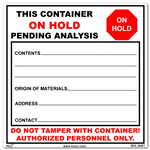 Pending Analysis Label