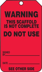 Warning Do Not Use