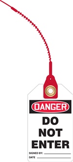 Danger Do Not Enter Attached