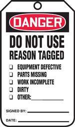 Danger Do Not Use