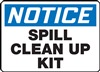Notice Sign - Spill Clean Up Kit
