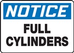 Notice Sign - Full Cylinders
