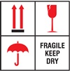 Fragile Keep Dry Label | HCL Labels, Inc