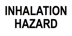 Inhalation Hazard Marking Label