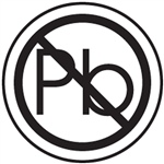 Black Cirlcle Pb Free Label
