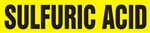 Sulfuric Acid Yellow Pipe Marker