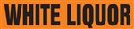 White Liquor - Orange Pipemarker
