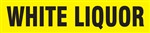 White Liquor  - Yellow Pipemarker