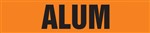 Alum - Orange Pipe Marker