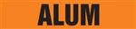 Alum - Orange Pipe Marker