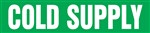 Cold Supply Pipemarker