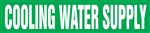 Cooling Water Supply Pipemarker