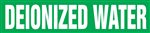 Deionized Water Pipemarker