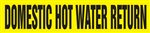 Domestic Hot Water Return Pipemarker