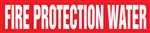 Fire Protection Water Pipemarker