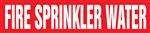 Fire Sprinkler Water Pipemarker