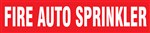 Fire Auto Sprinkler Pipemarker