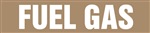Fuel Gas - Brown Pipe Marker