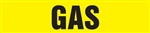 Gas - Yellow Pipe Marker