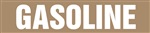 Gasoline - Brown Pipe Marker