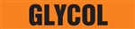 Glycol - Orange Pipe Marker