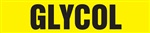 Glycol - Yellow Pipe Marker