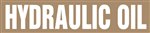 Hydraulic Oil - Brown Pipe Marker