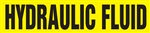 Hydraulic Fluid - Yellow Pipe Marker