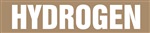 Hydrogen - Brown Pipe Marker