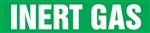 Inert Gas - Green Pipe Marker
