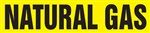 Natural Gas Yellow Pipe Marker