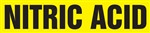 Nitric Acid Yellow Pipe Marker