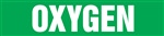 Oxygen Green Pipe Marker