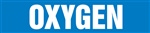 Oxygen Blue Pipe Marker