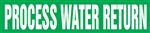 Process Water Return Pipemarker